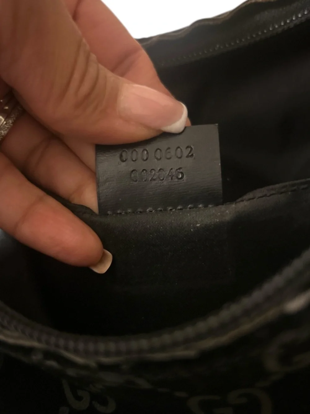 Gucci Vintage GG Suede Hobo Shoulder Bag Black Tom Ford Y2K - Picture 8 of 13